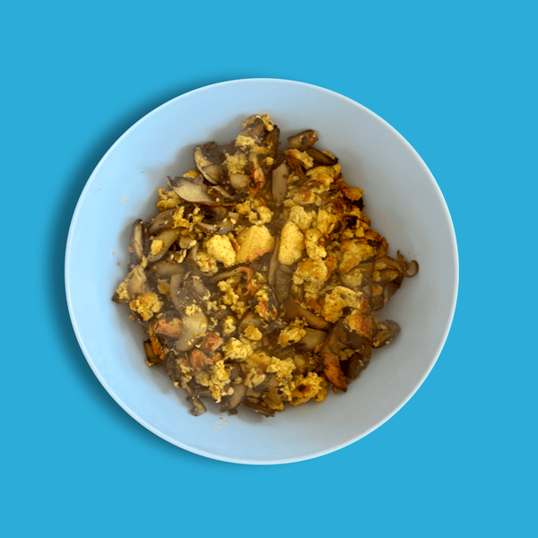 Rezeptbild für Scrambled Tofu mit Pilzen